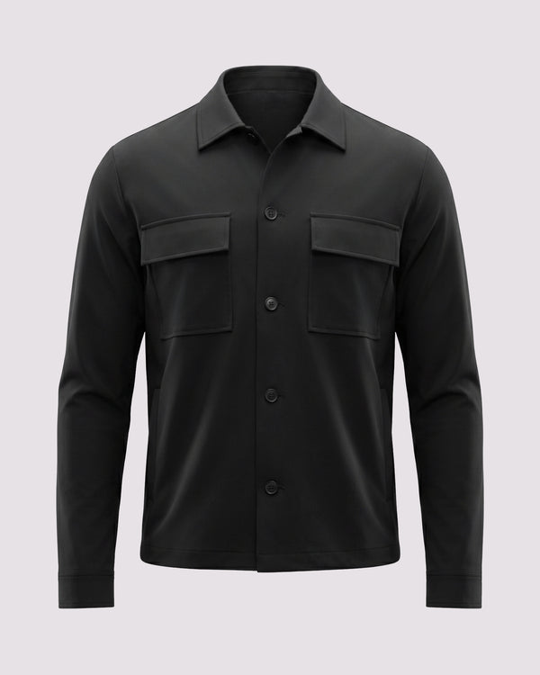OVER SHIRT ULTRALIGHT SEM FORRO - PRETO