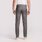CALÇA ALFAIATARIA AJUSTES LATERAIS CAMBRAIA SUPER 120 - CINZA CLARO