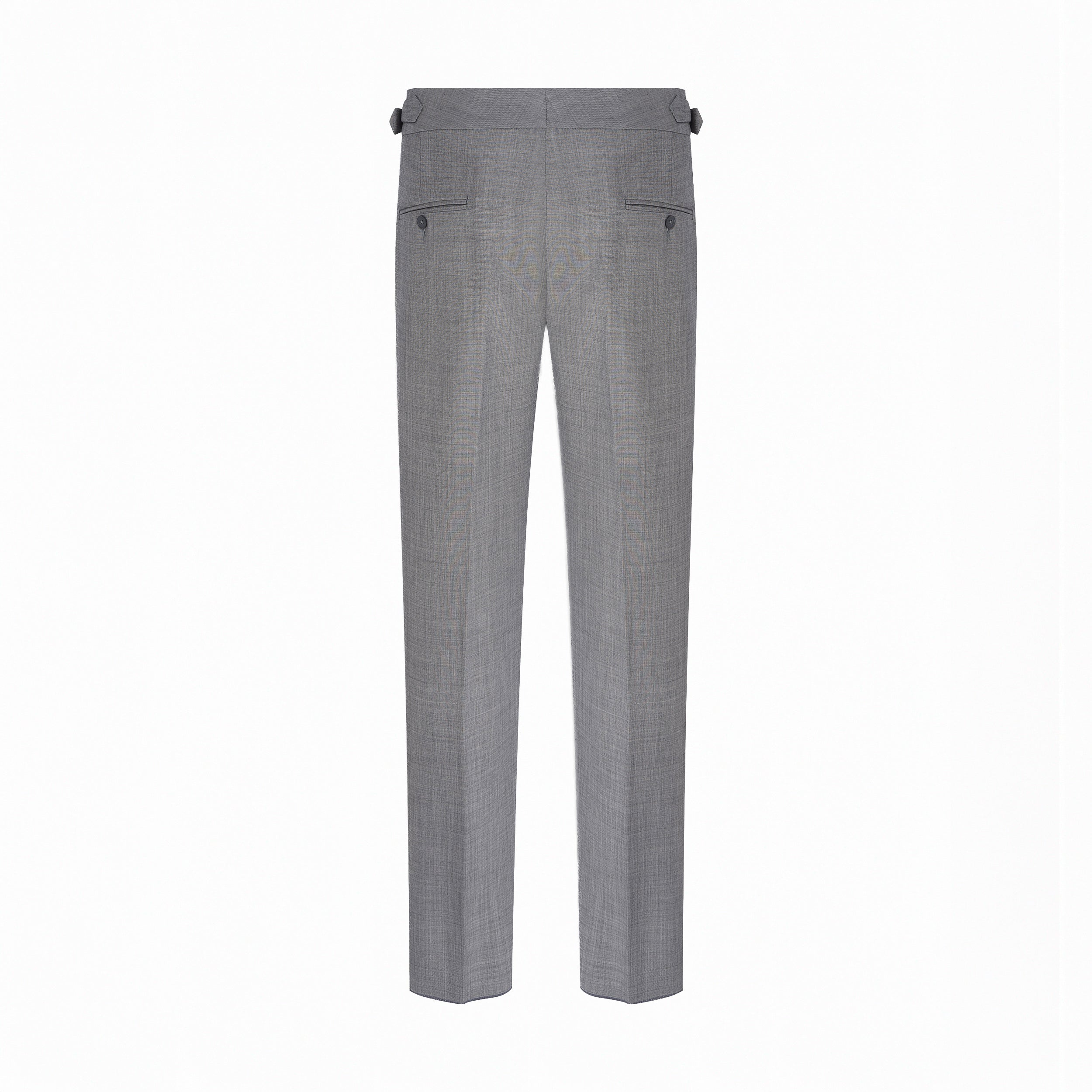 CALÇA ALFAIATARIA AJUSTES LATERAIS CAMBRAIA SUPER 120 - CINZ