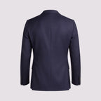 PALETO SEM FORRO GOLA DE BICO SUPER 120 NAVY