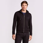 BLUSÃO ZÍPER COM CAPUZ PIMA COTTON - PRETO