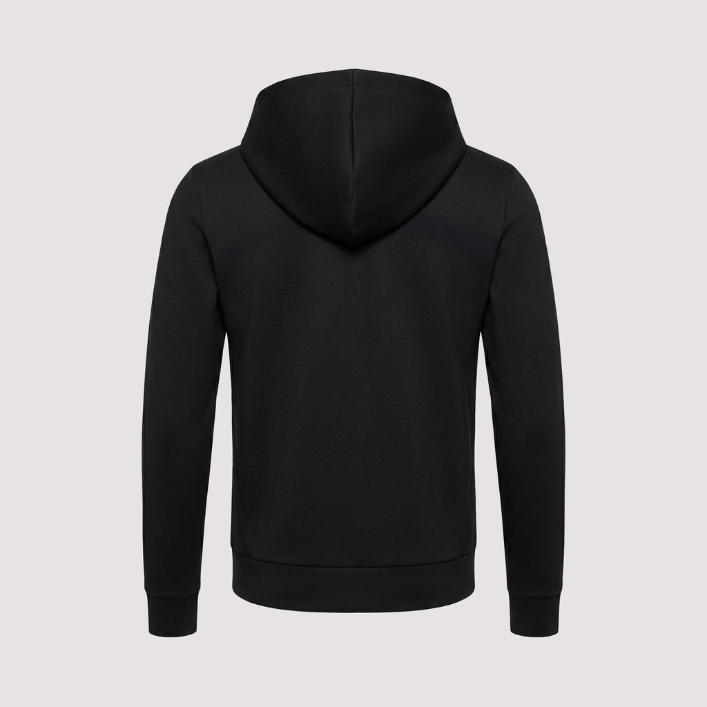 BLUSÃO ZÍPER COM CAPUZ PIMA COTTON - PRETO
