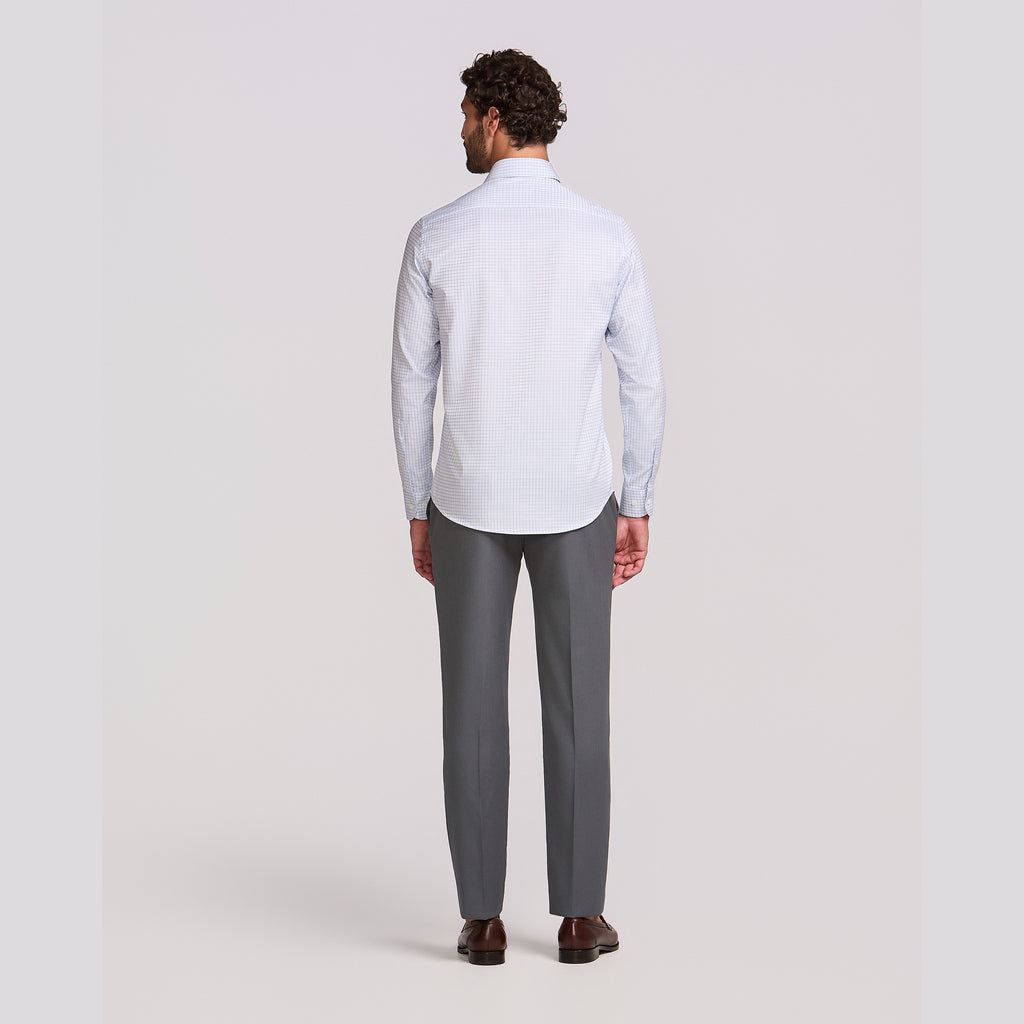 Camisa Pitti Quadrille M/L Azul Claro