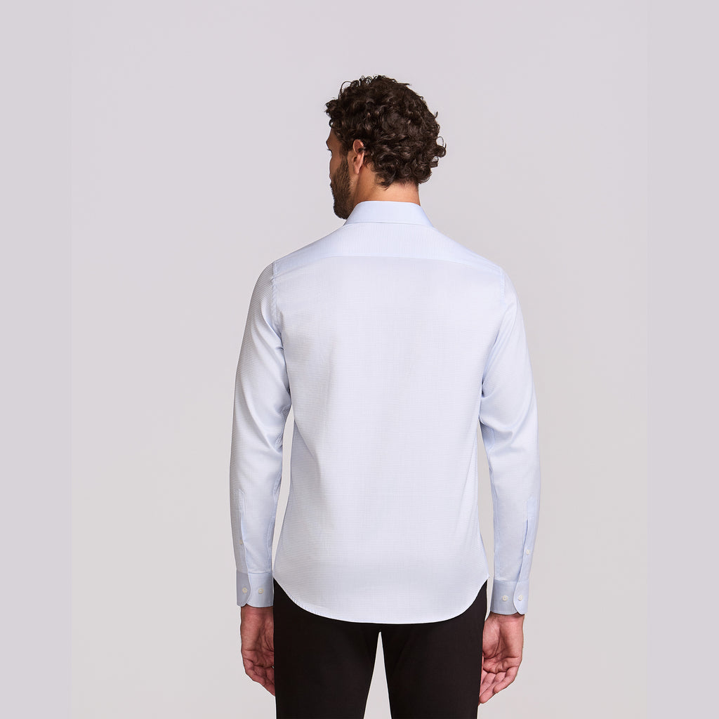 CAMISA PITTI QUADRILLE M/L - AZUL CLARO