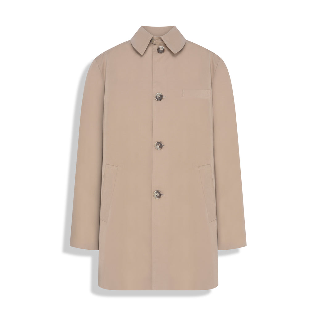 CASACO OVER COAT TECIDO TECNO  KAKI