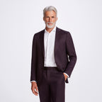 COSTUME SUPER 120 LISO FORRADO - CAFE