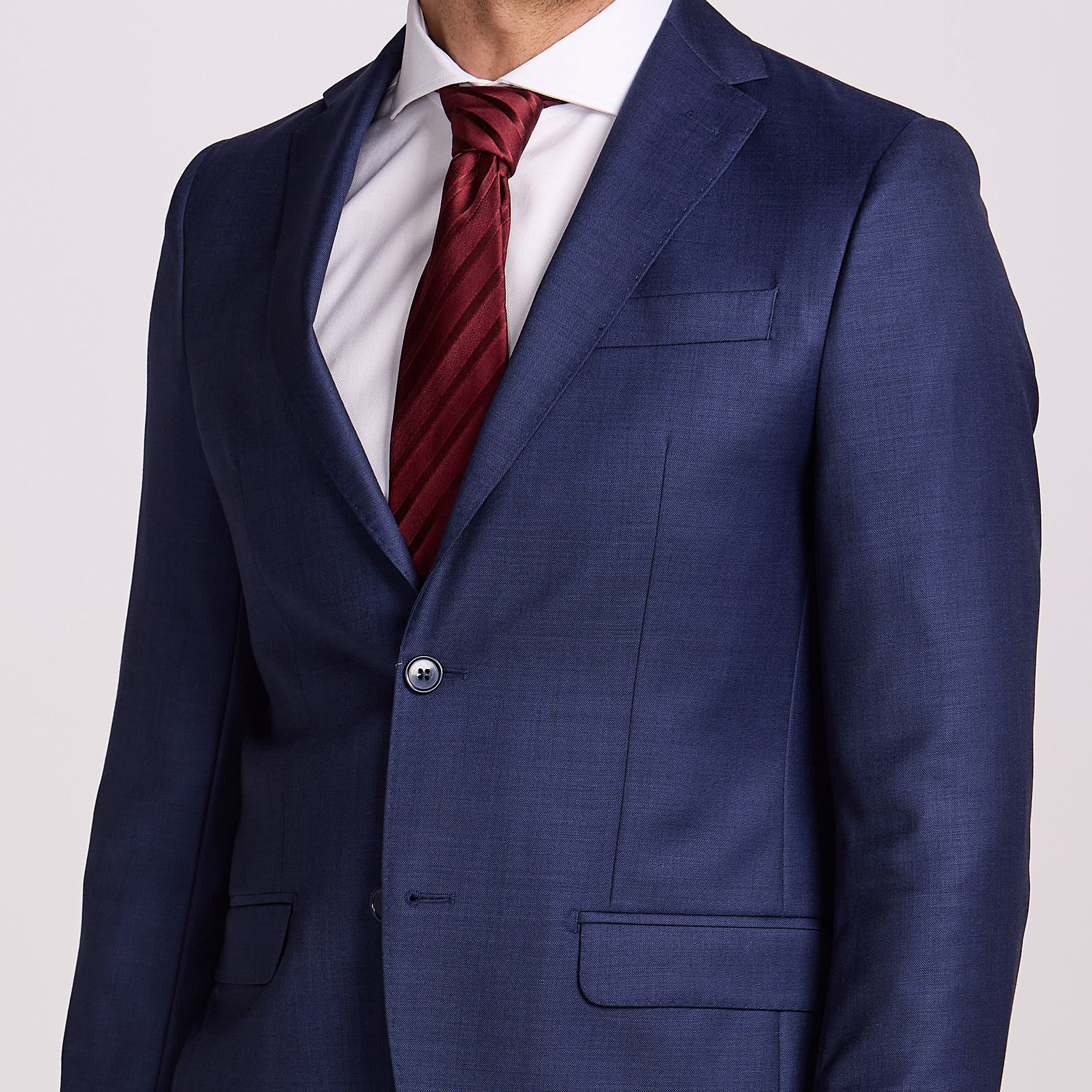 COSTUME CAMBRAIA 120 FORRADO AZUL MEDIO