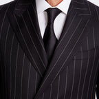 COSTUME SUPER 120 DOUBLE BREASTED FORRADO - RISCA GIZ PRETO