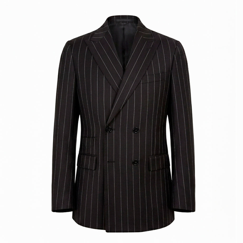COSTUME SUPER 120 DOUBLE BREASTED FORRADO - RISCA GIZ PRETO