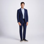 COSTUME SUPER 120 TELA ELASTANO SEM FORRO - AZUL ESCURO