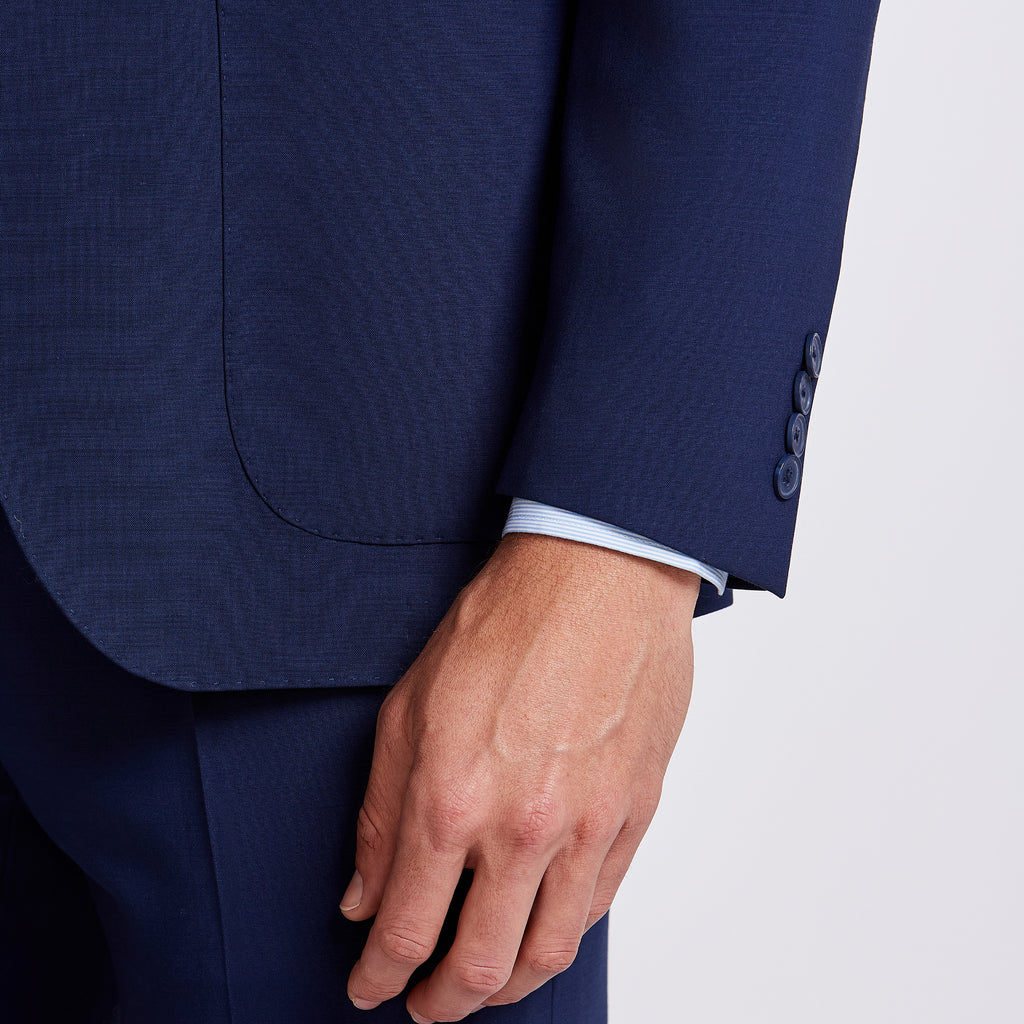 COSTUME SUPER 120 TELA ELASTANO SEM FORRO - AZUL ESCURO