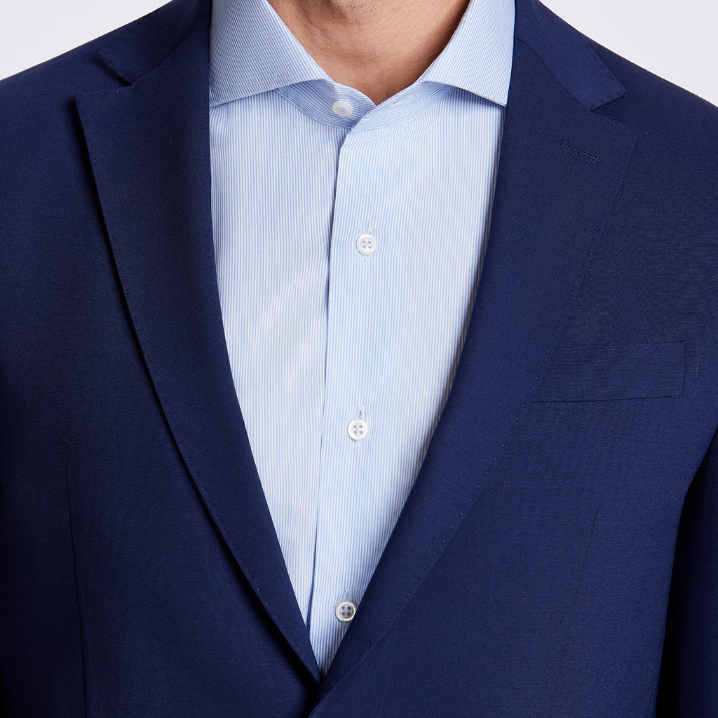 COSTUME SUPER 120 TELA ELASTANO SEM FORRO - AZUL ESCURO