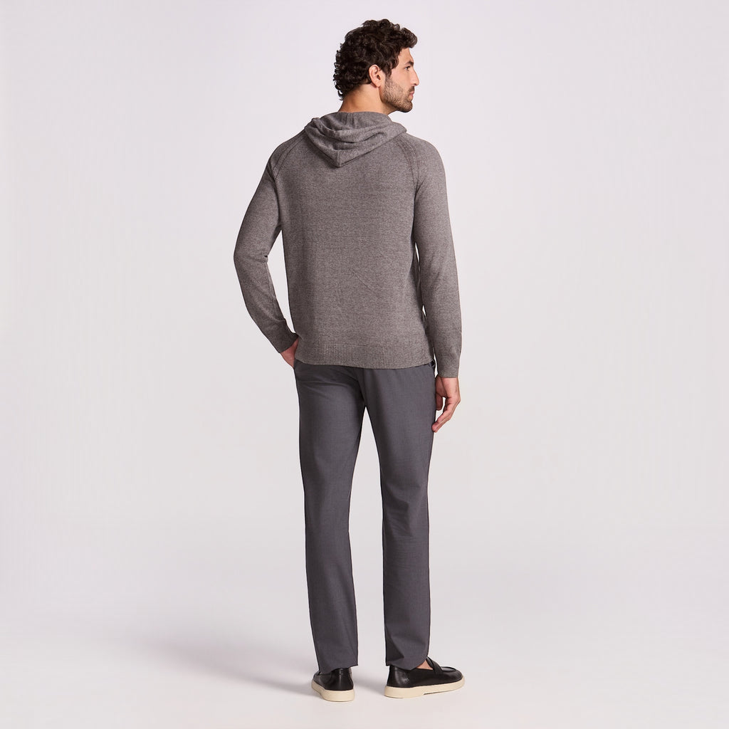BLUSAO CAPUZ TRICOT MANGA LONGA MILENIO