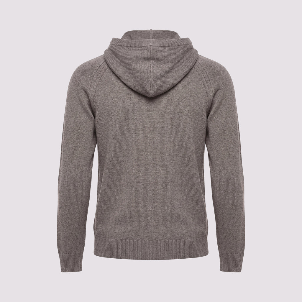BLUSAO CAPUZ TRICOT MANGA LONGA MILENIO