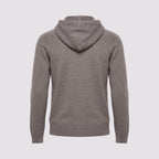 BLUSAO CAPUZ TRICOT MANGA LONGA MILENIO