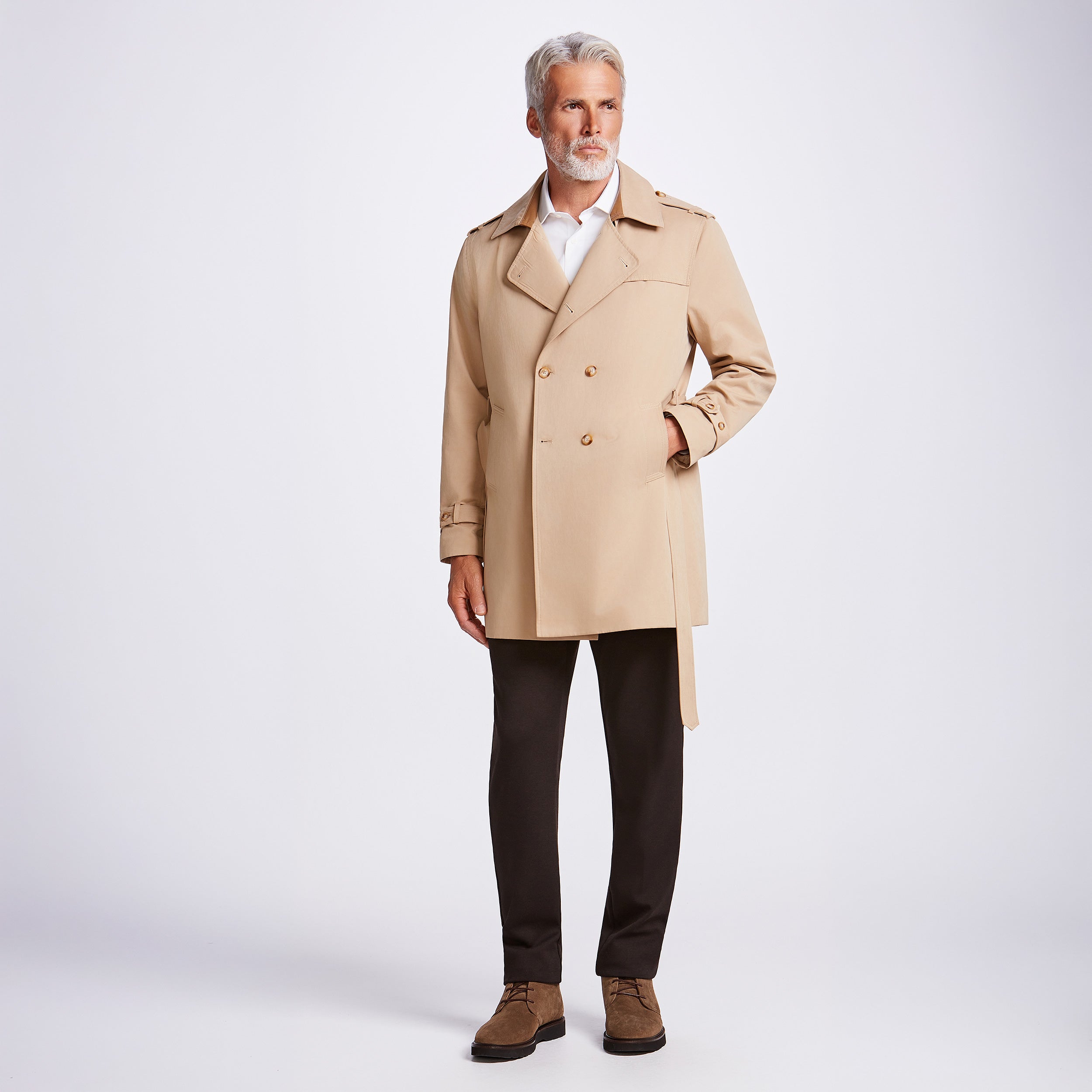 OVER COAT TECNO COTTON KAKHI
