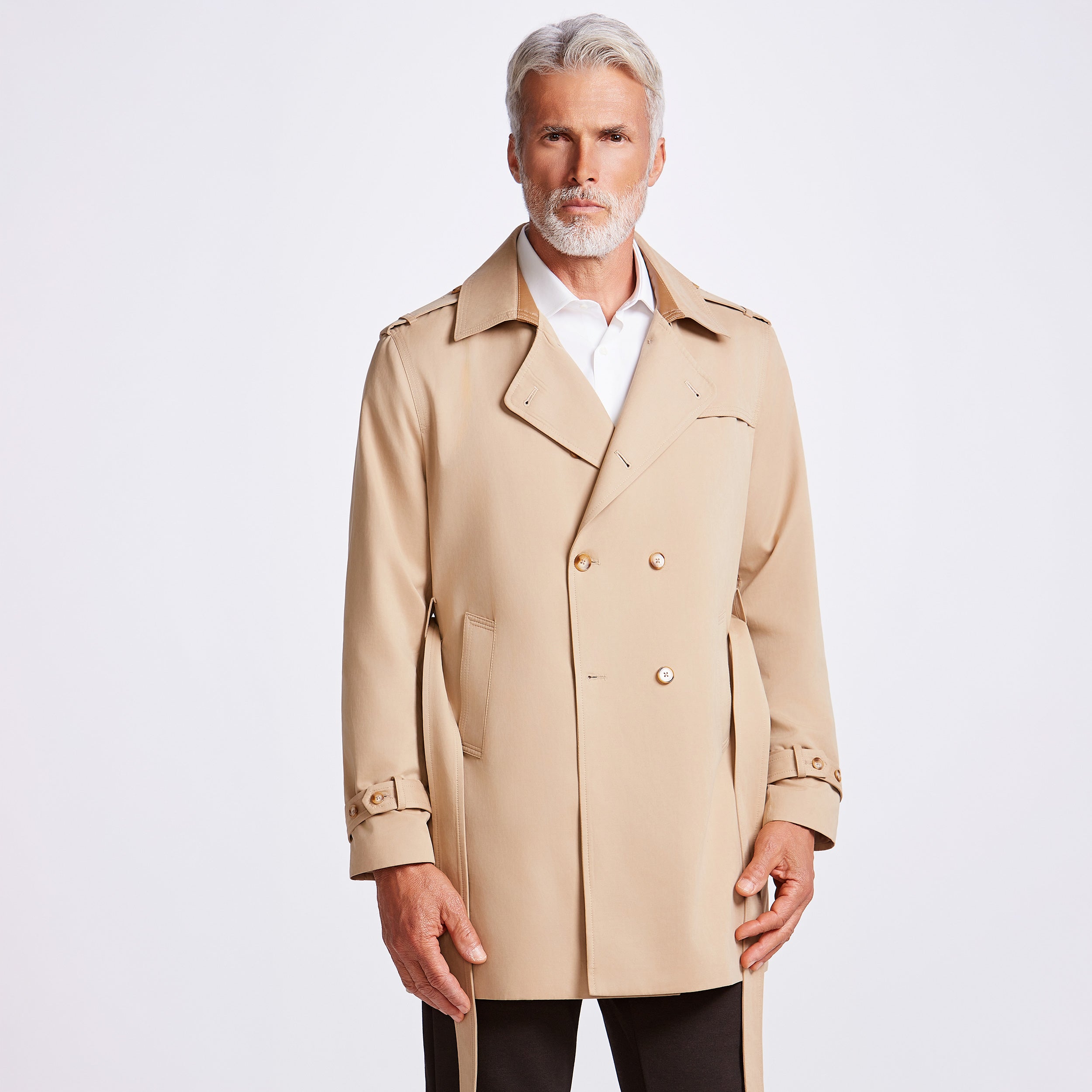 OVER COAT TECNO COTTON KAKHI