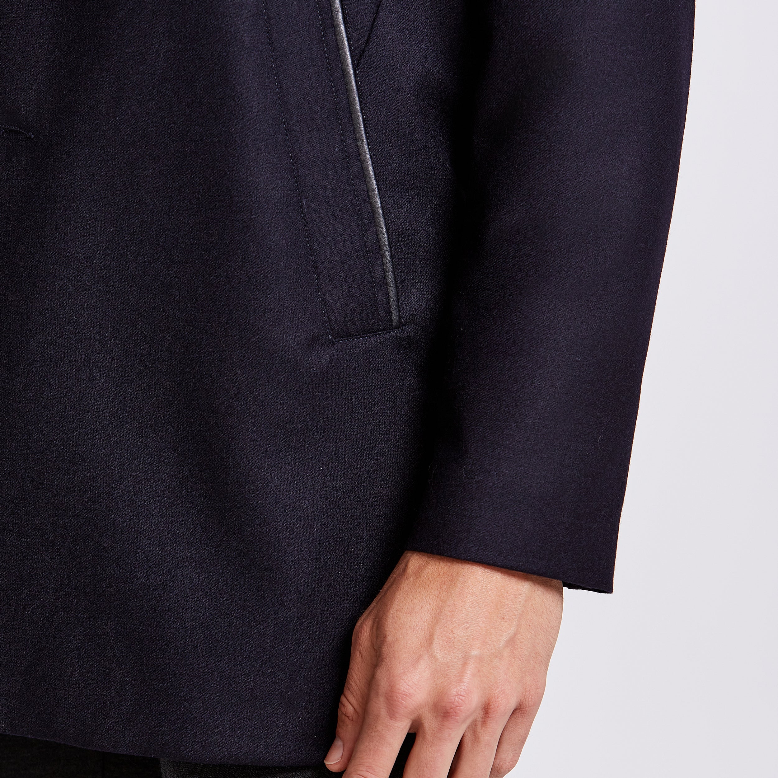 TRENCH COAT CAMURÇA DE LA - MARINHO