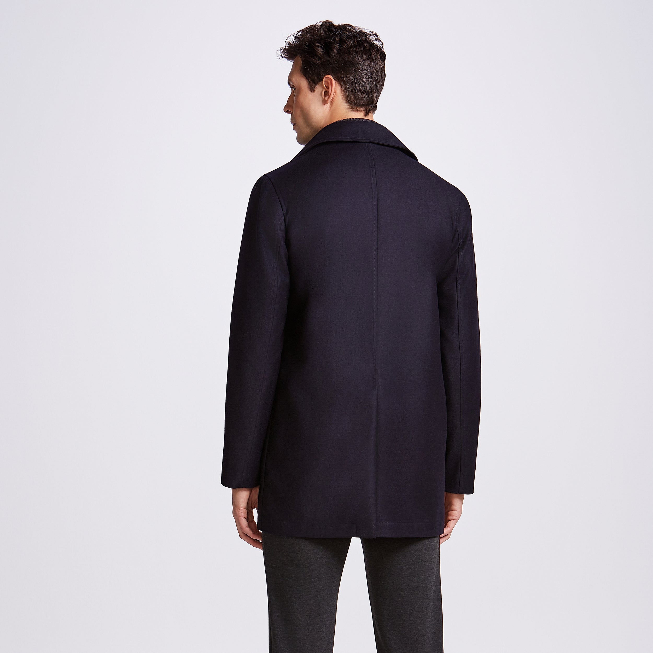 TRENCH COAT CAMURÇA DE LA - MARINHO