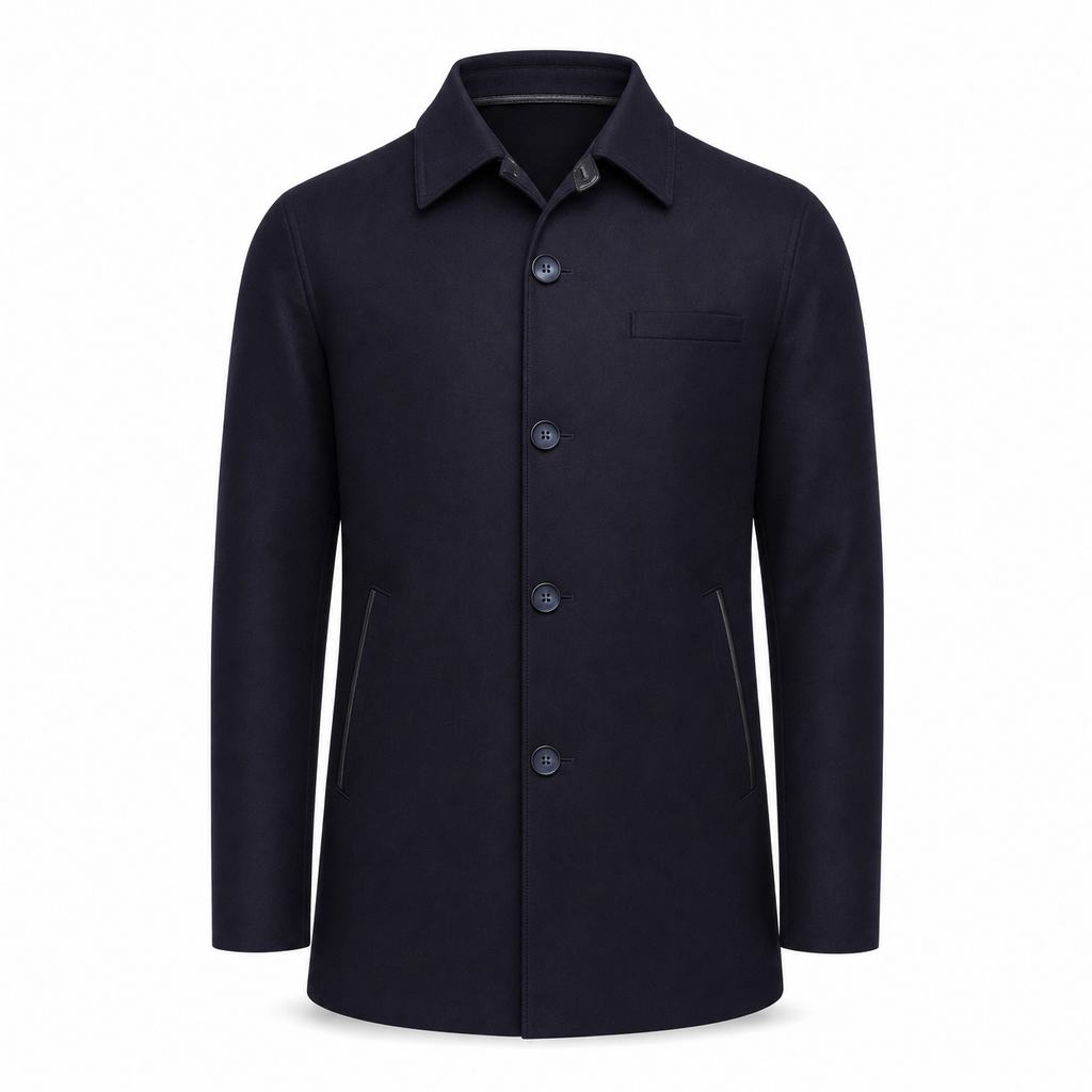 TRENCH COAT CAMURÇA DE LA - MARINHO