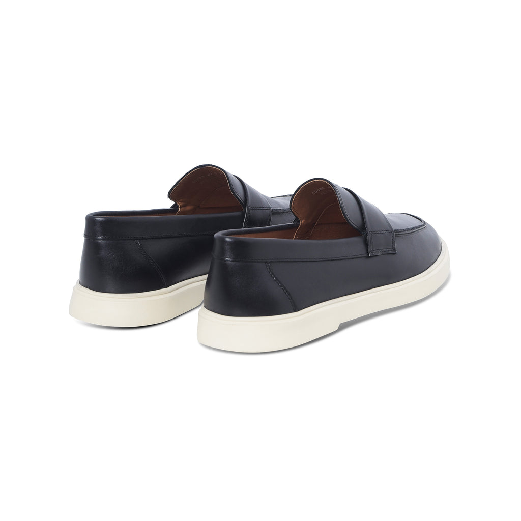 LOAFER COURO VINTAGE- PRETO