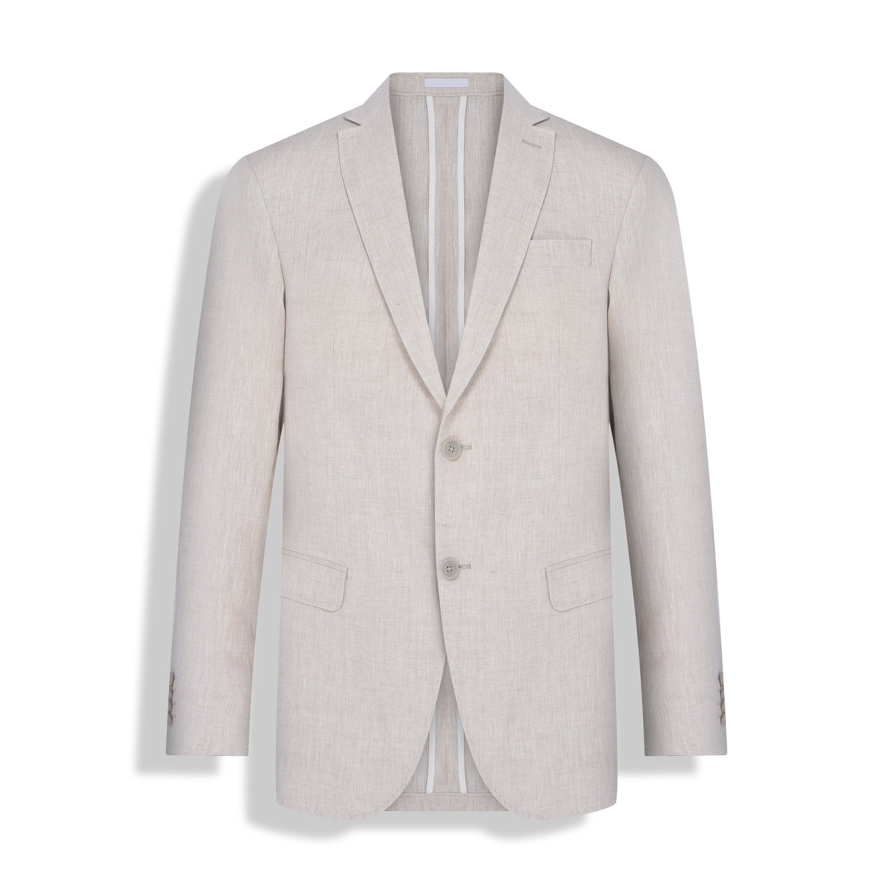 PALETO S/FORRO PURO LINHO - NATURAL