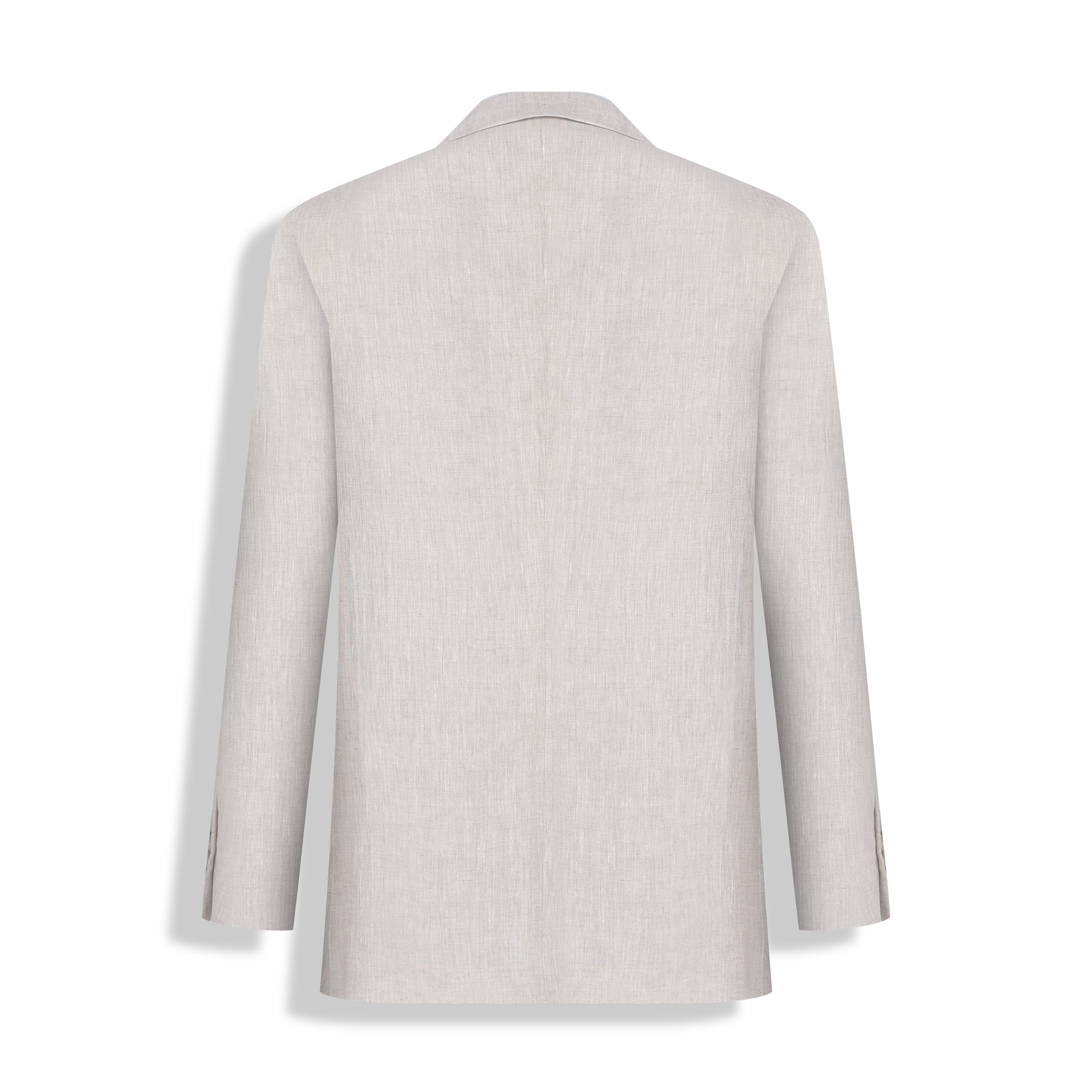 PALETO S/FORRO PURO LINHO - NATURAL