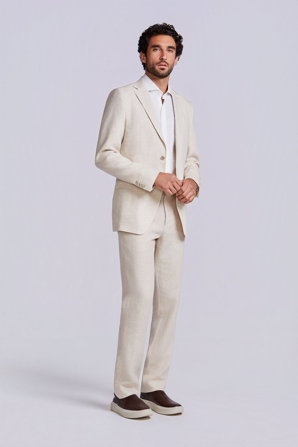 PALETO S/FORRO PURO LINHO - NATURAL