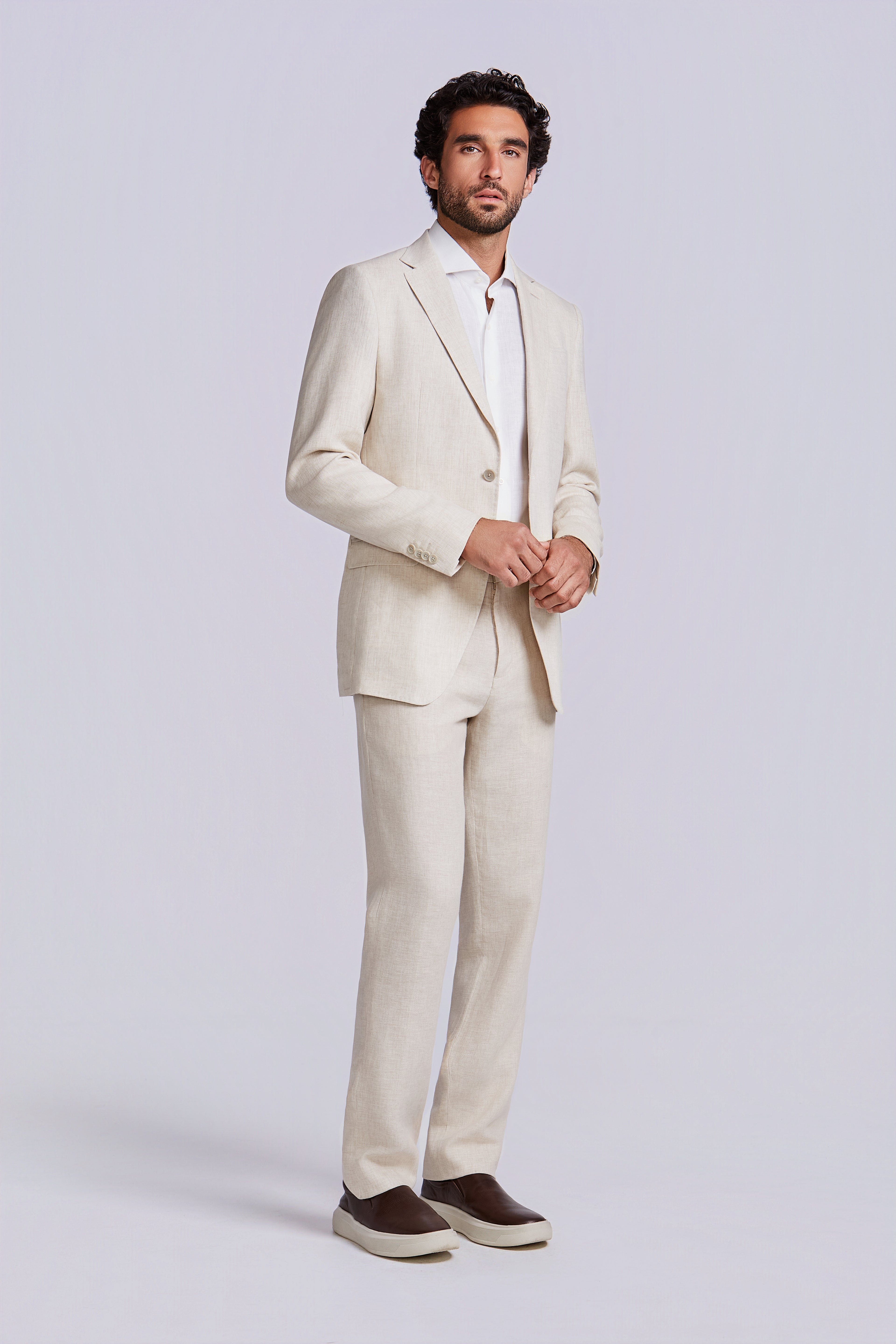 PALETO S/FORRO PURO LINHO - NATURAL