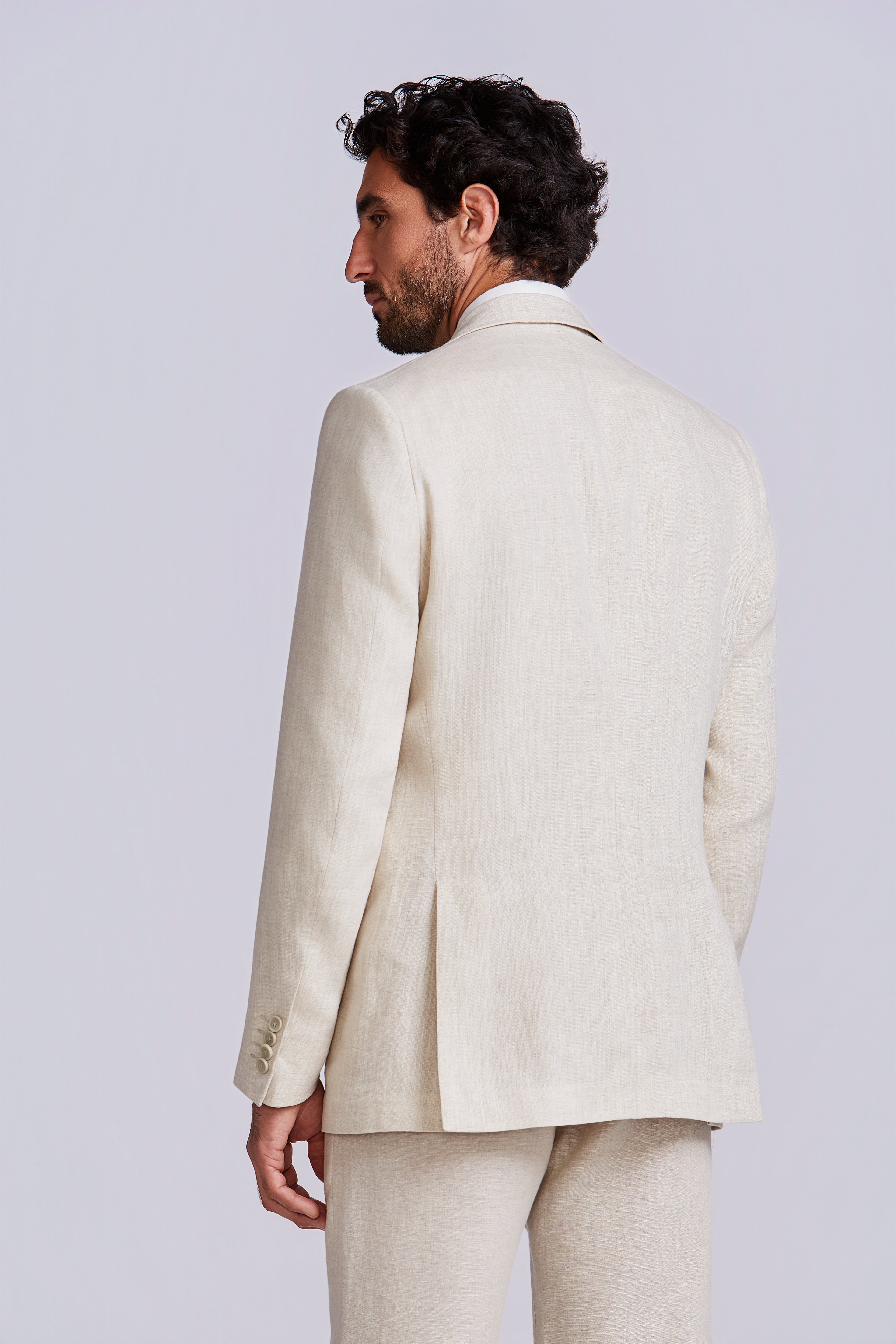 PALETO S/FORRO PURO LINHO - NATURAL