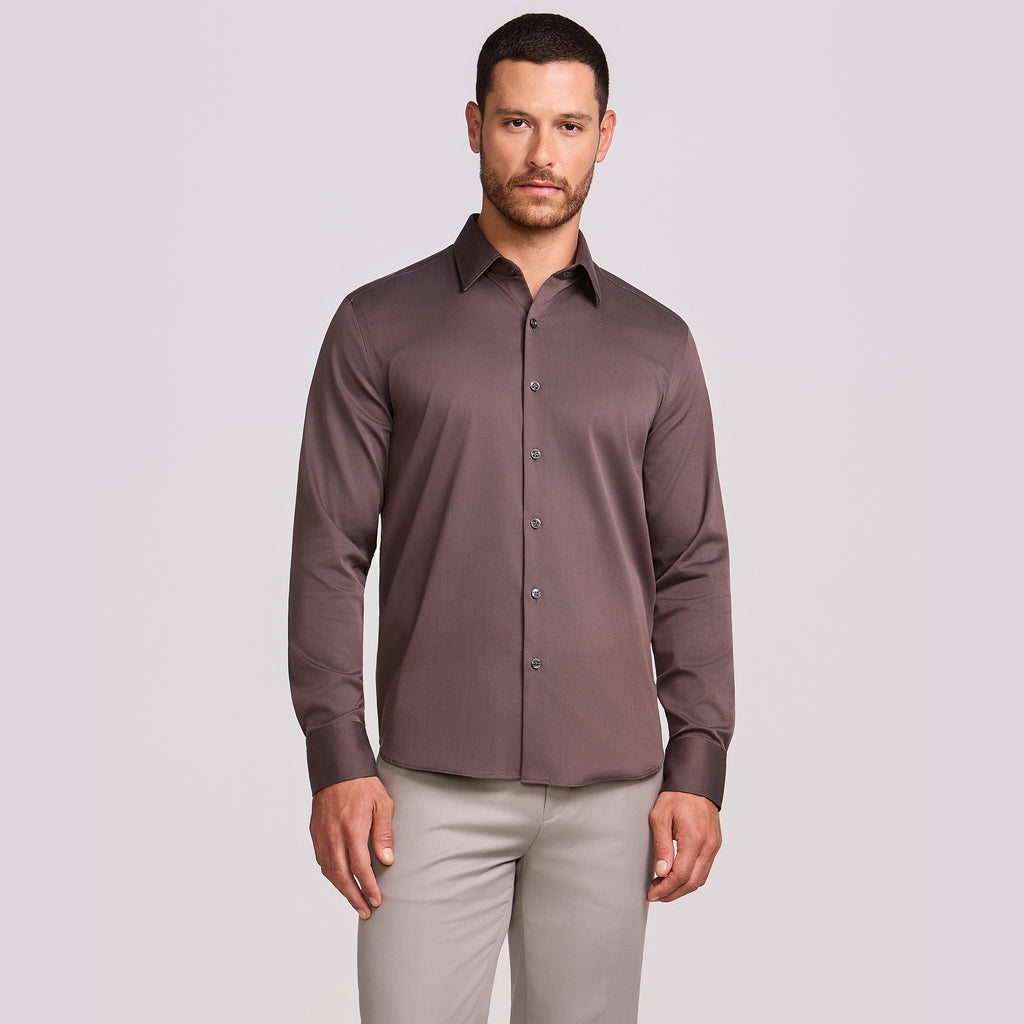 Camisa Soho Algodão Tech Lisa M/L Tabaco