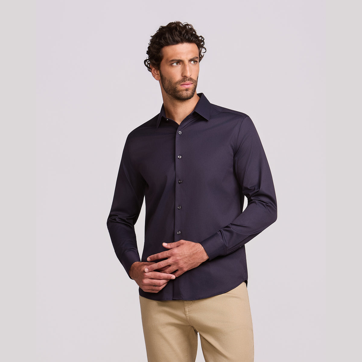 Camisa Soho Algodão Tech Lisa M/L Marinho