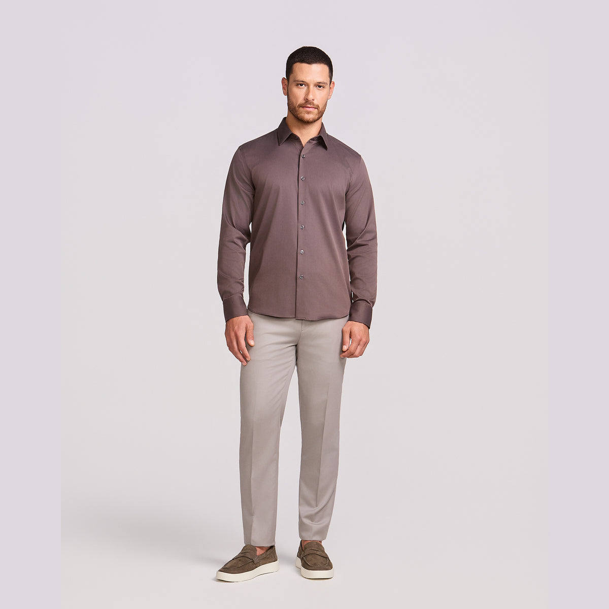 Camisa Soho Algodão Tech Lisa M/L Tabaco