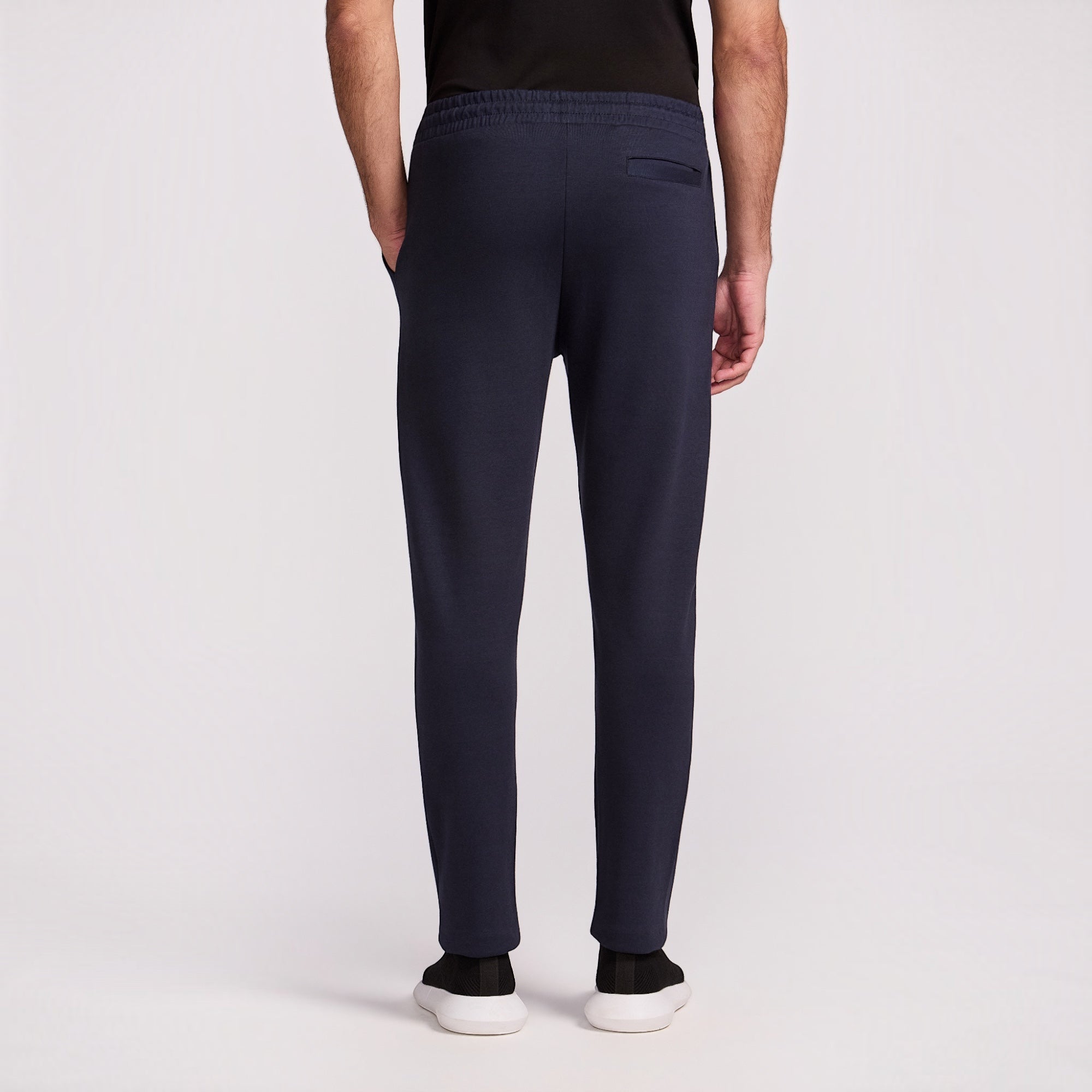 CALÇA ESPORTE COM ELASTICO PIMA COTTON MARINHO