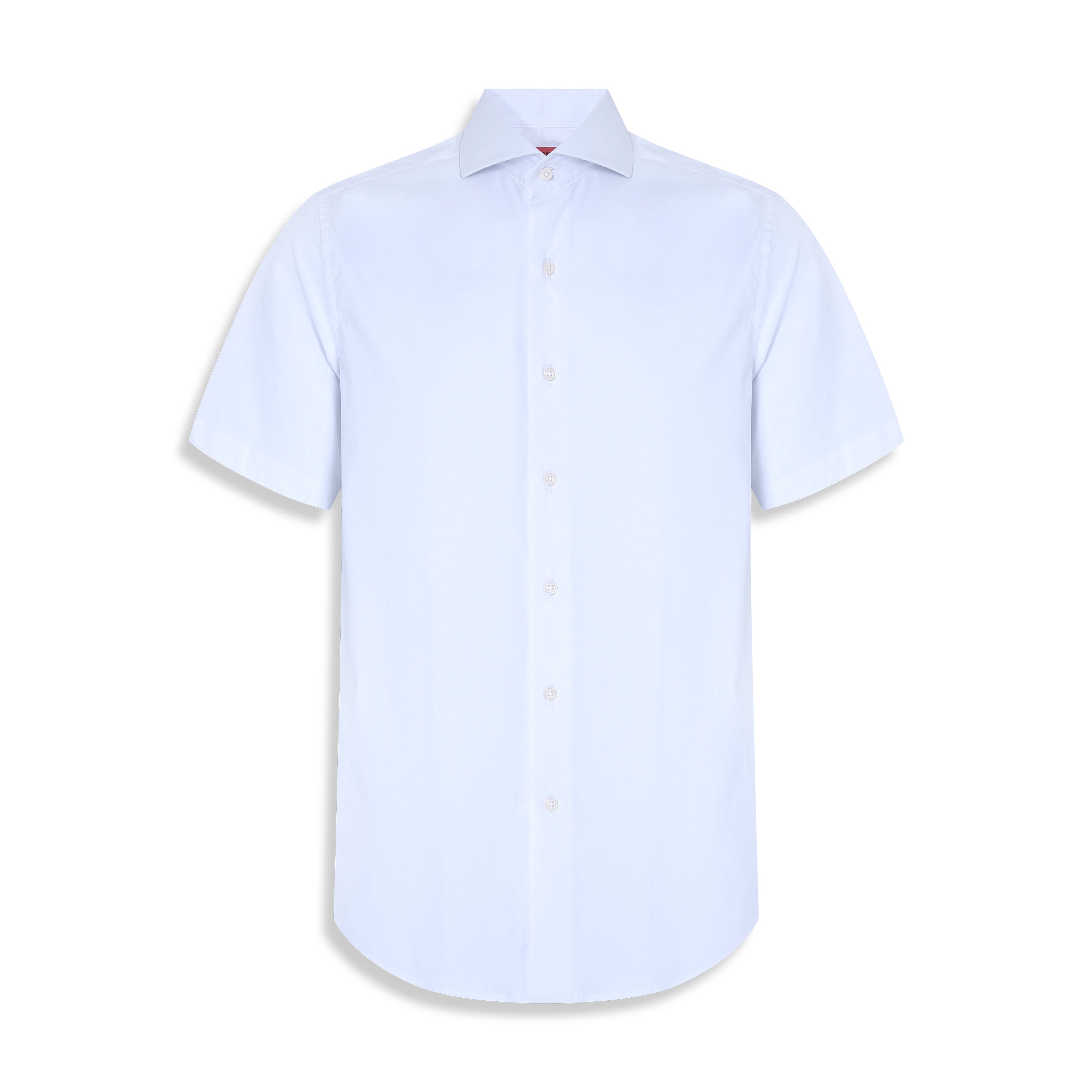 CAMISA M/CURTA ALGODAO ELASTANO OPTICAL WHITE