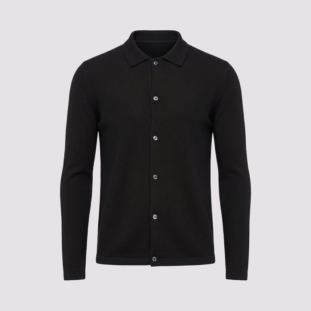 CAMISA TRICOT MANGA LONGA NEW BLACK