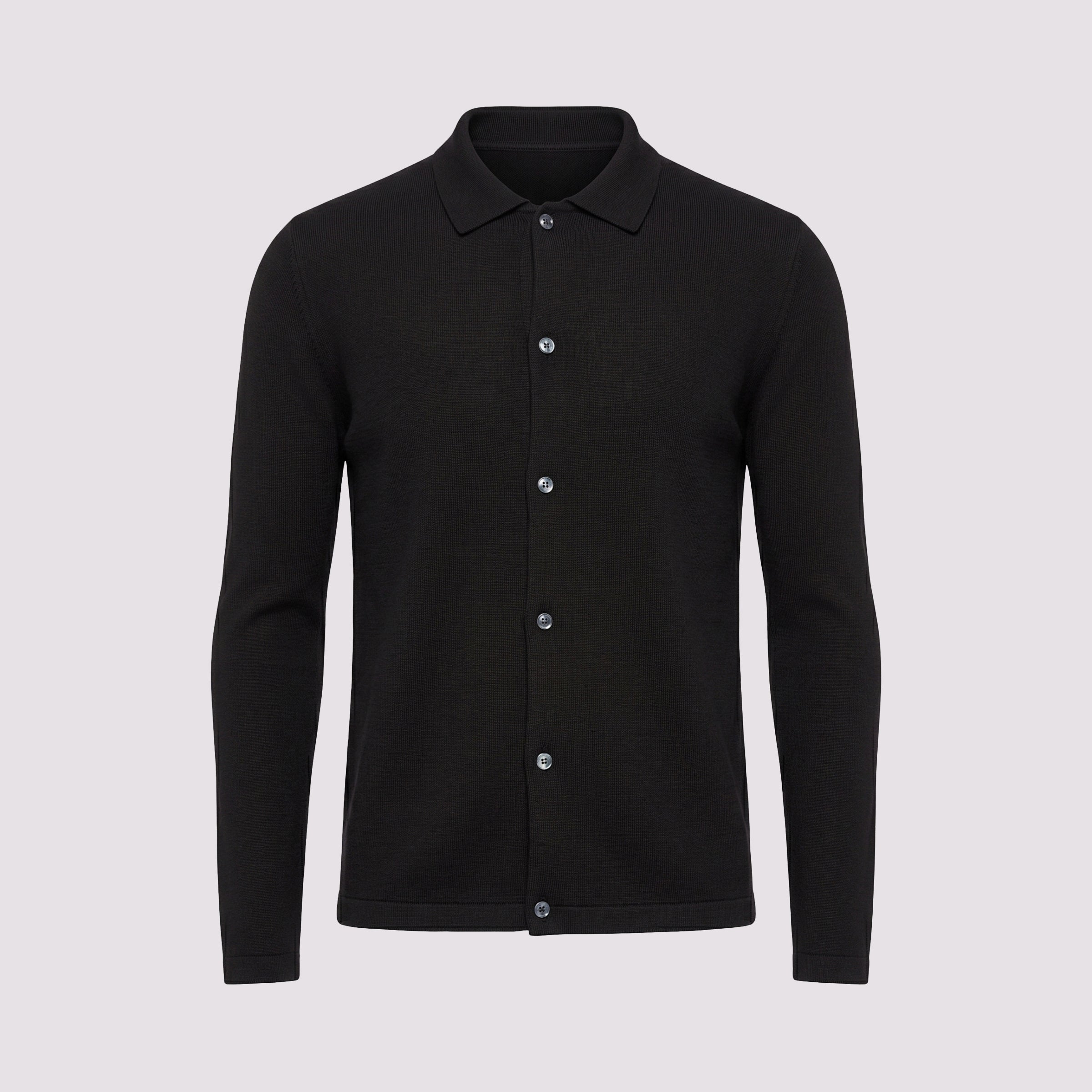 CAMISA TRICOT MANGA LONGA NEW BLACK