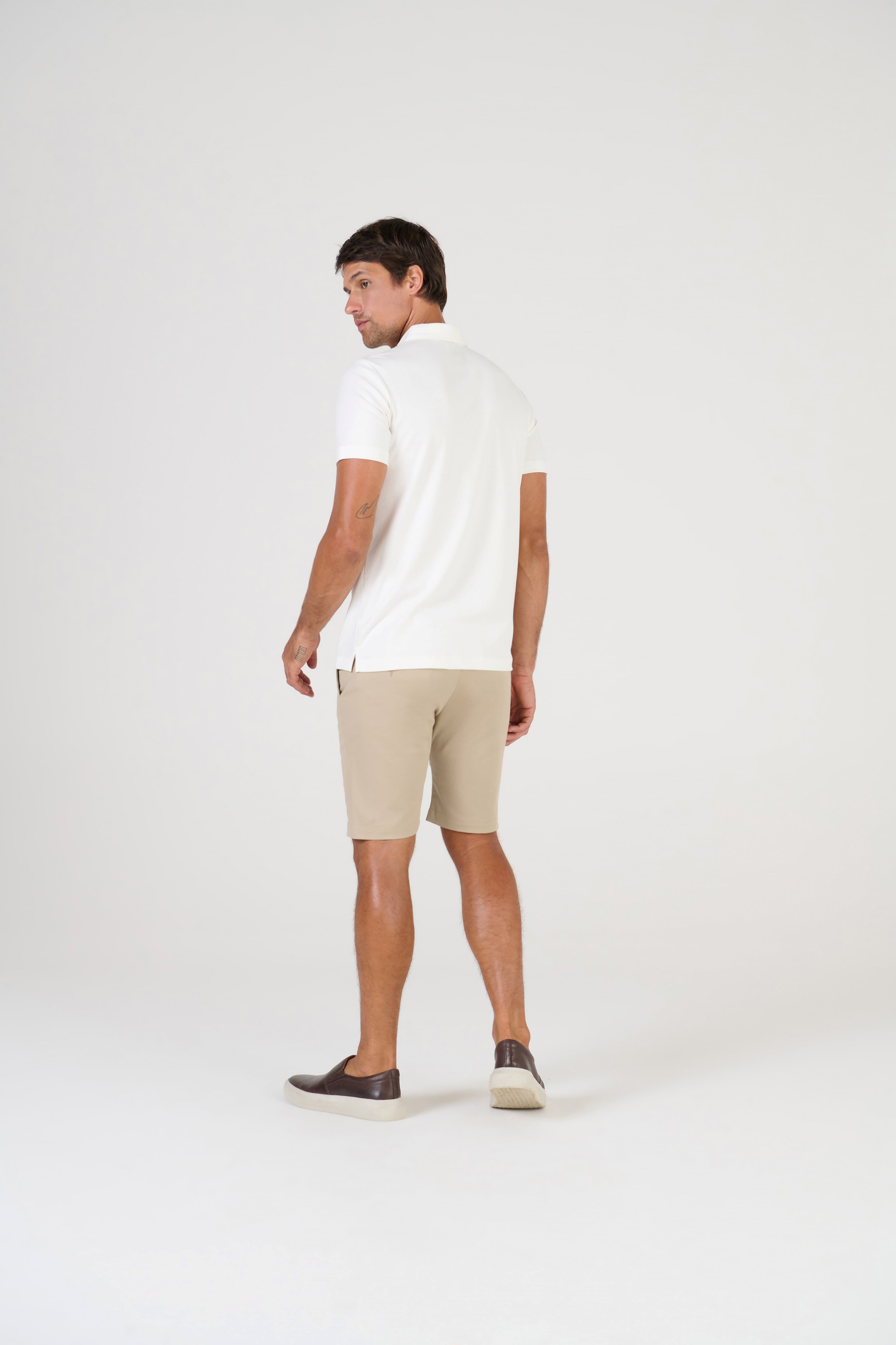 POLO 1/2 MALHA PIMA TOUCH M/CURTA  BRANCO