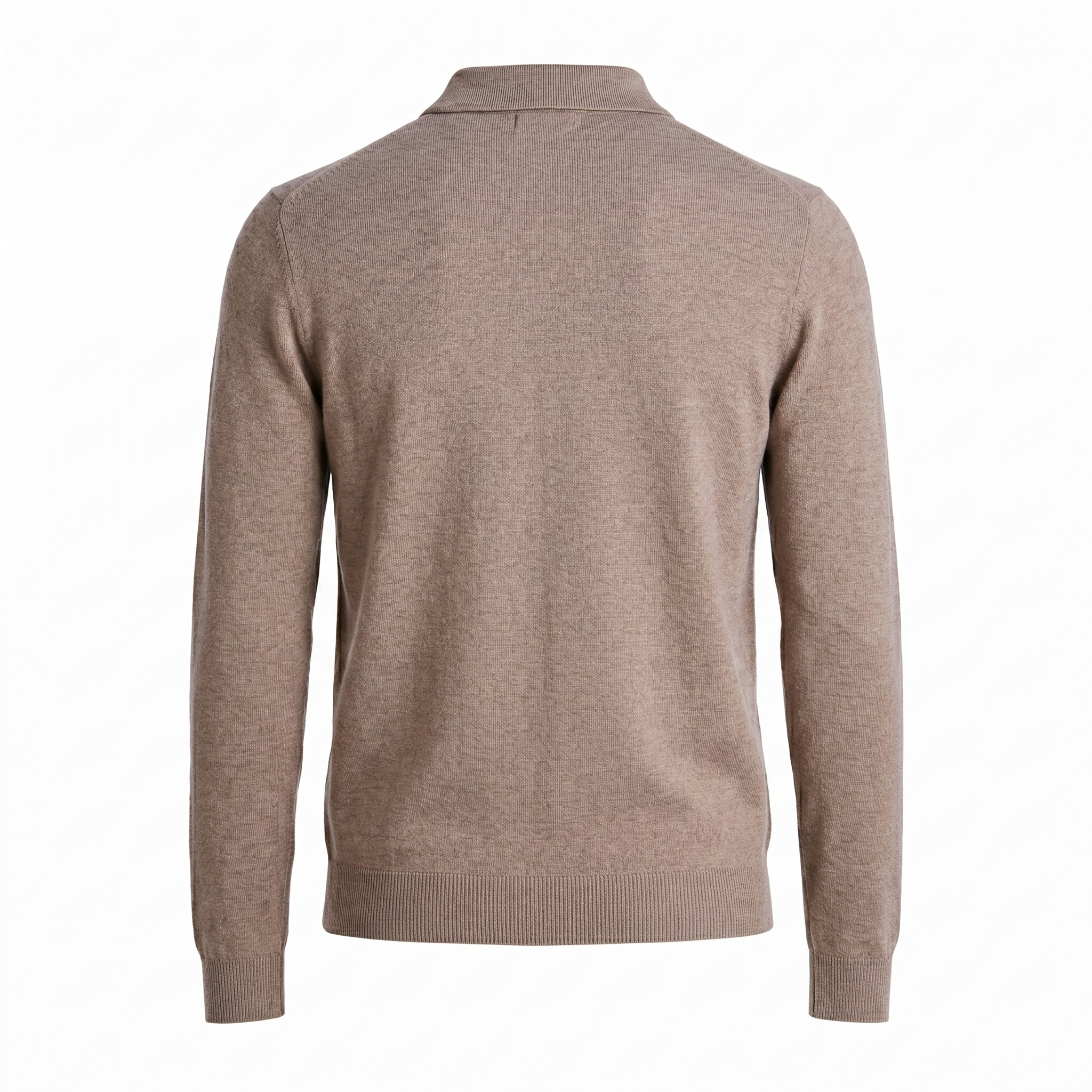 POLO TRICOT M/LONGA - HABANO