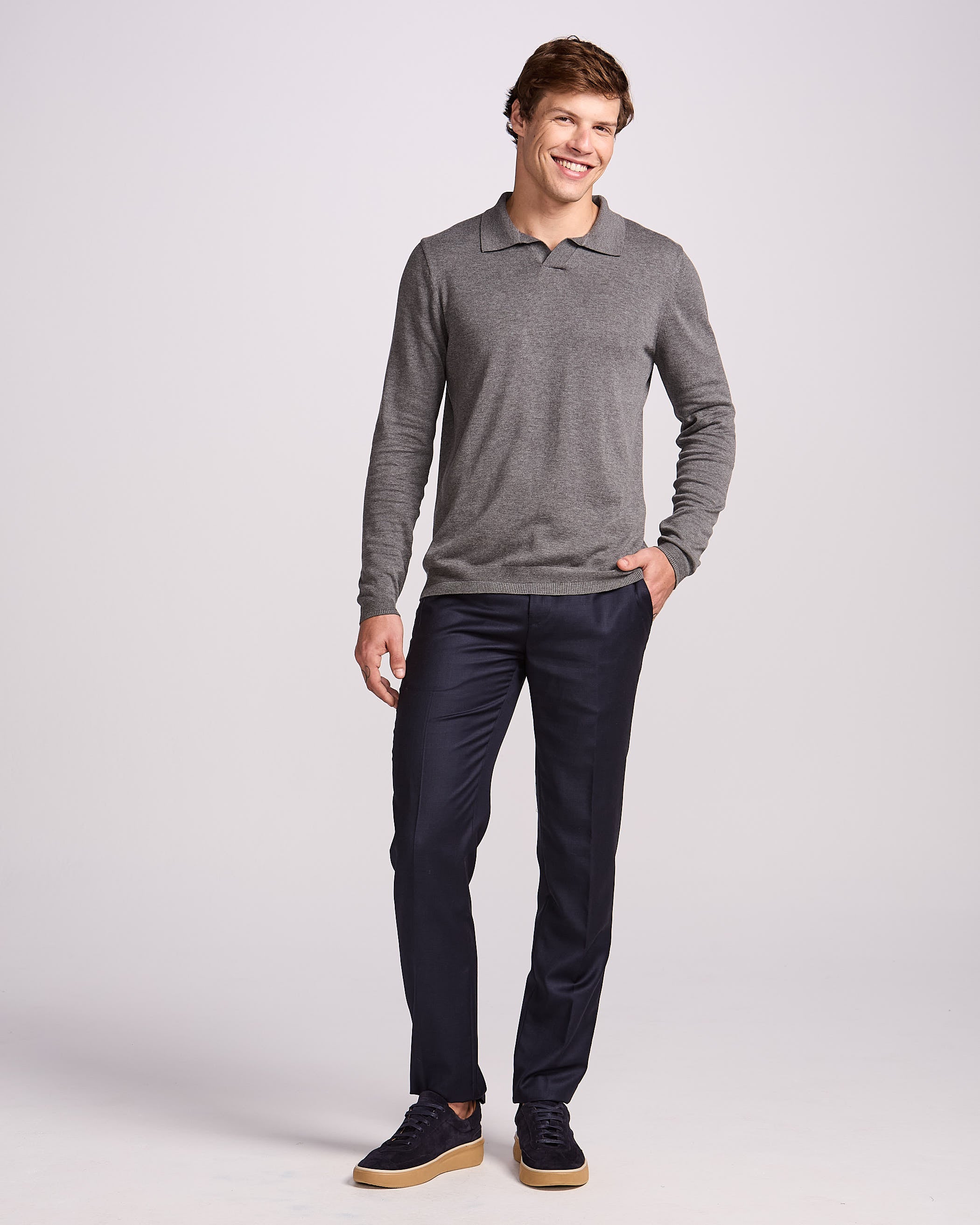 POLO V TRICOT M/LONGA - MILENIUM