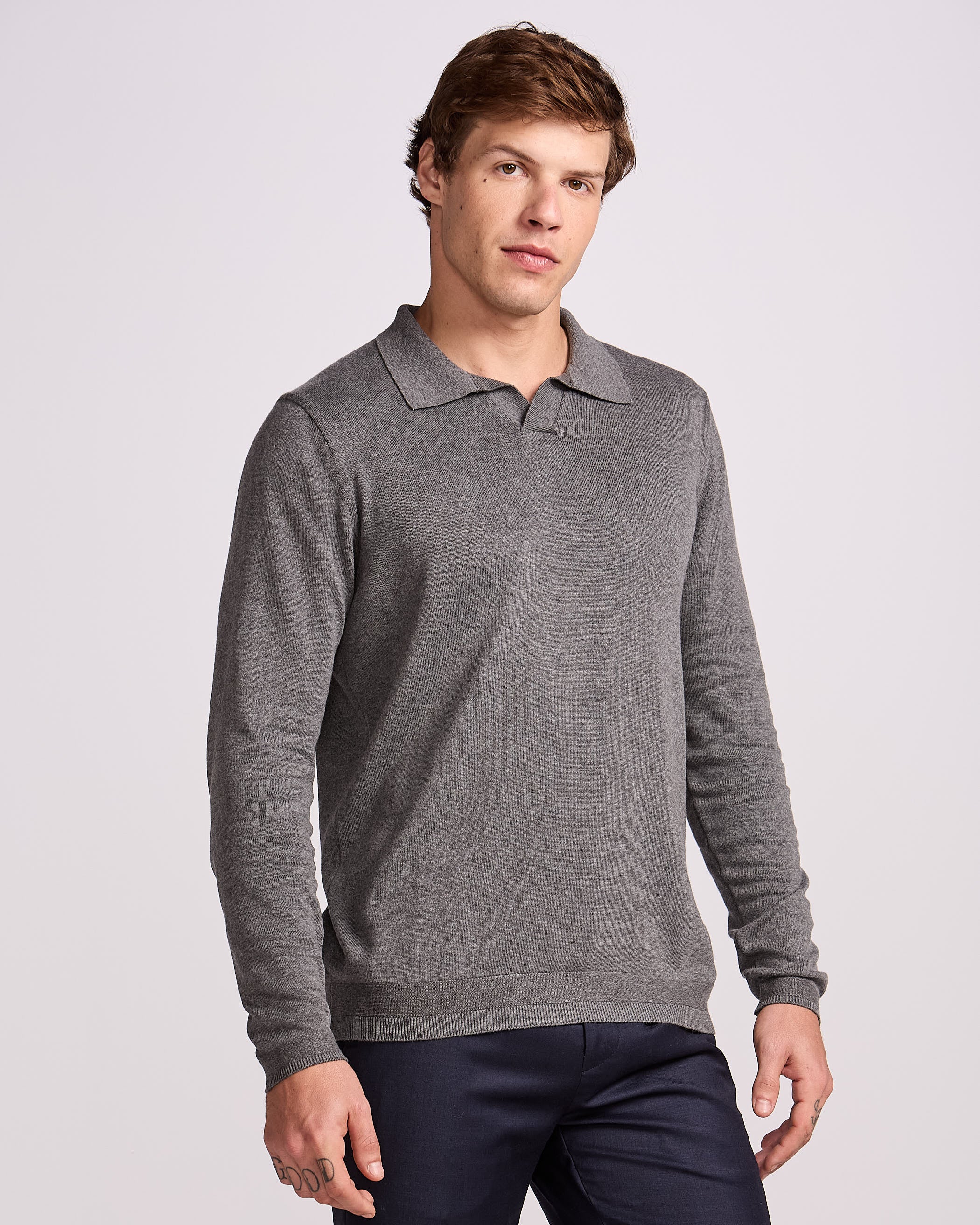 POLO V TRICOT M/LONGA - MILENIUM