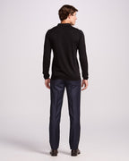 POLO V TRICOT M/LONGA - NEW BLACK