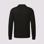 POLO V TRICOT M/LONGA - NEW BLACK