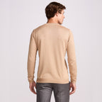 SUETER V TRICOT M/LONGA CAMEL