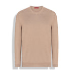 SUETER V TRICOT M/LONGA - CAMEL