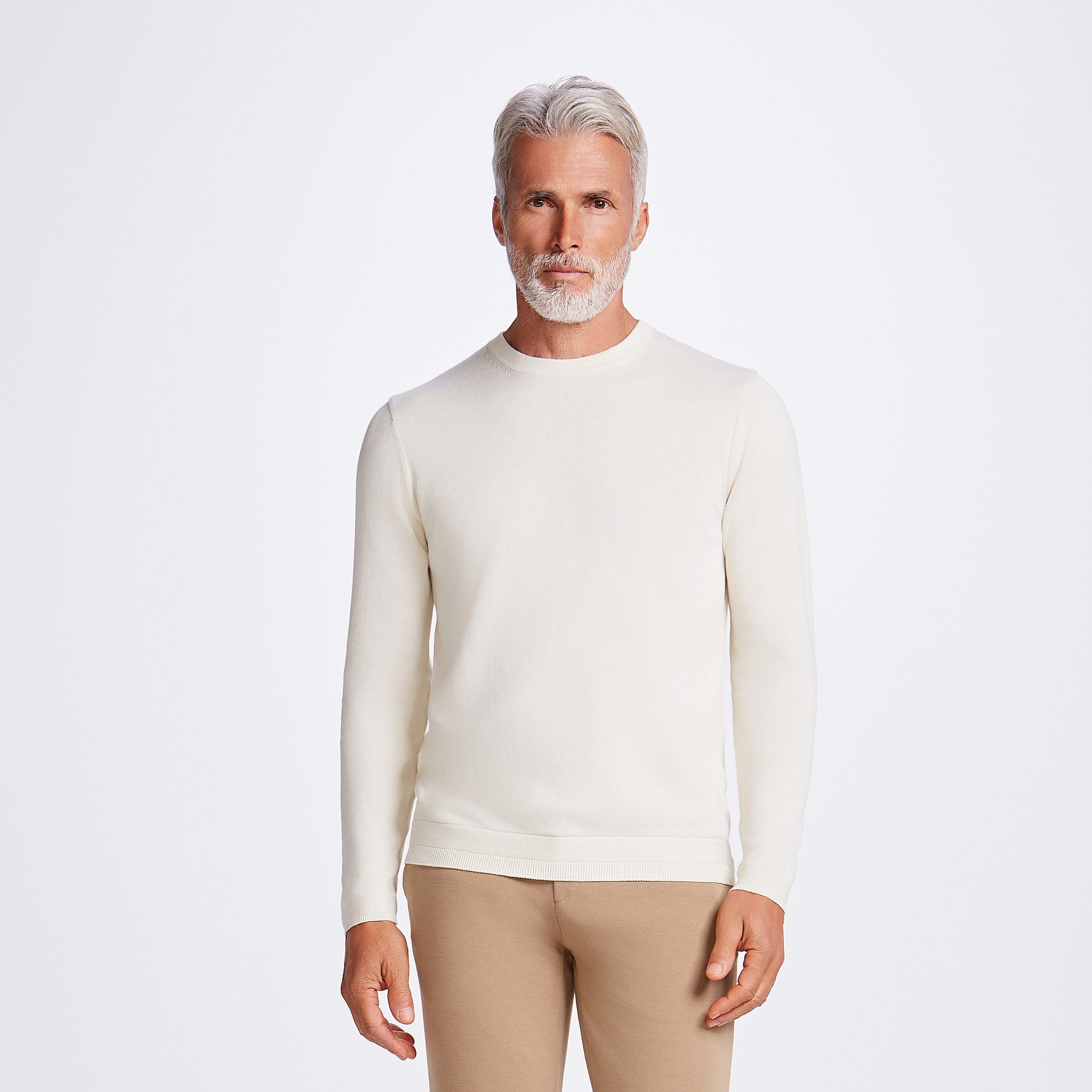 SUETER CARECA FIO TINTO TRICOT M/LONGA - NINIVE/PROFUNDO