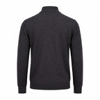 SUETER QUARTER ZIP TRICOT M/LONGA - M BLACK