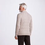 SUETER QUARTER ZIP TRANÇA M/LONGA - M COLOSSO