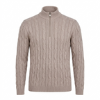 SUETER QUARTER ZIP TRANÇA M/LONGA - M COLOSSO