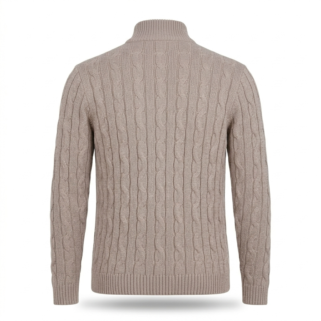 SUETER QUARTER ZIP TRANÇA M/LONGA - M COLOSSO
